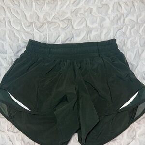 Lululemon Athletica Dark Green Athletic Shorts